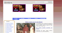 Desktop Screenshot of infosociale.org